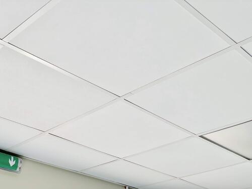 White Suspended Ceilings Tiles 595mm x 595mm x 7mm - Image 1