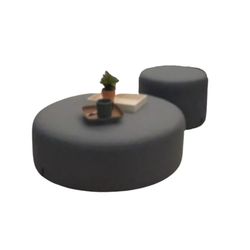 Small Round Ottoman - Image 1