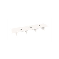 Rectangular Conference 48 X216 w/Column Base x4