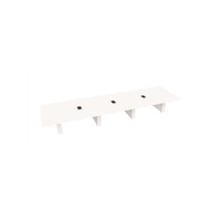 Rectangular Conference Table 60 X216 w/Column Base x4