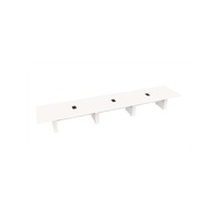 Rectangular Conference 48 X228 w/Column Base x4