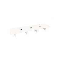 Rectangular Conference Table 60 X228 w/Column Base x4