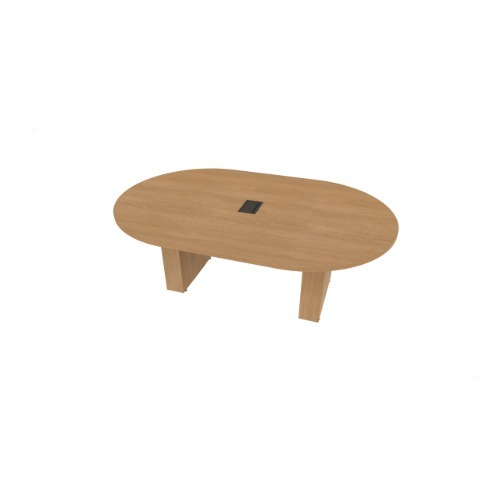 Element Racetrack Table 42X84 w/Column Base