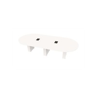  Racetrack Table 60 X120 w/Column Base 