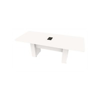  Conference Table Rectangular, Radius Corners 36X84 w/Column Base 
