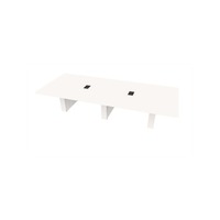  Conference Table Rectangular, Radius Corners 60 X144 w/Column Base 
