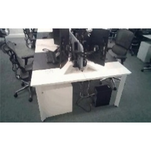 Static Back-To-Back Desk (Not Motorized) - Image 1