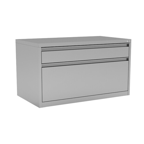 Office Source 2 Drawer Metal Benching File Cabinet - Image 1