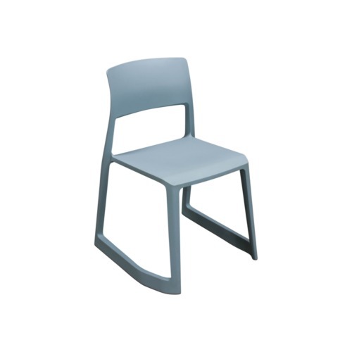 Vitra Tip Ton Used Stack Chair, Light Blue
