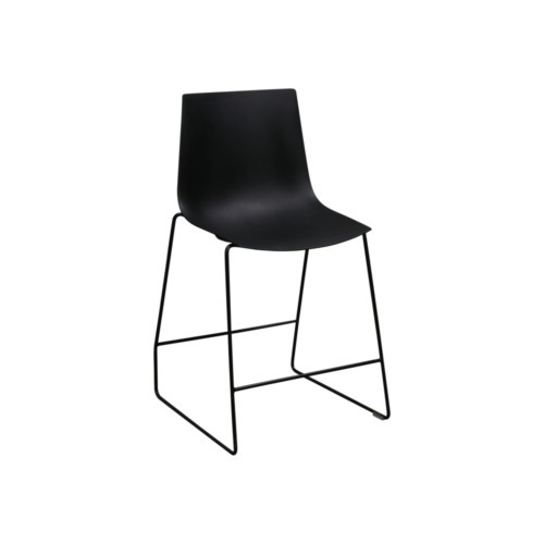 Keilhauer Trua Used Counter Height Stool, Black
