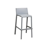 Used Stack Stool, Gray