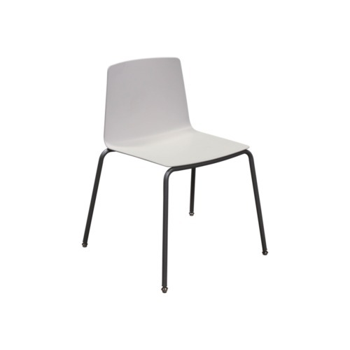 Allsteel Vicinity Used Stack Chair, White