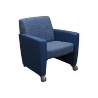 ToDo Two-Tone Used Mobile Lounge Chair, Blue Jay and Blue Night