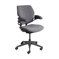 Freedom Used Mid Back Task Chair, Eggplant