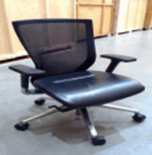 Chrome base mesh back Operators chair  - Image 1