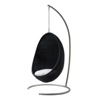 Nanna Ditzel Hanging Egg Chair Exterior w/Cushion - Chain and Stand