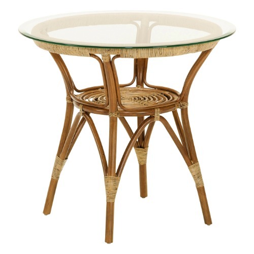 Sika Design Tony Cafe Table w/Glass Top
