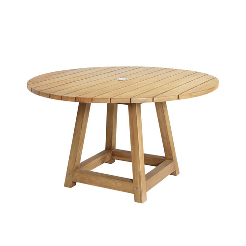 Sika Design George Teak Round Dining Table 47.3"