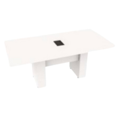 6' Rectangular Conference Table on Slab Base - Image 1