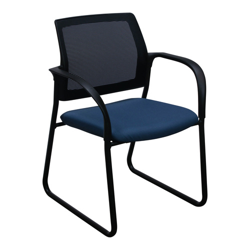 Used Black Mesh Guest Chair - Image 1