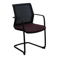 Used Black Mesh Guest Chair