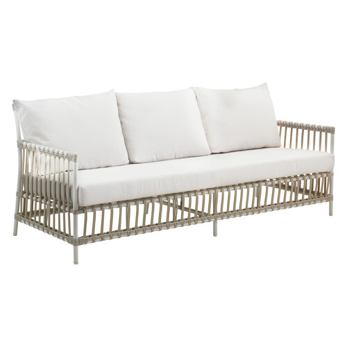 Sika Design Caroline 3-Seater Exterior w/Seat and Back Cushions