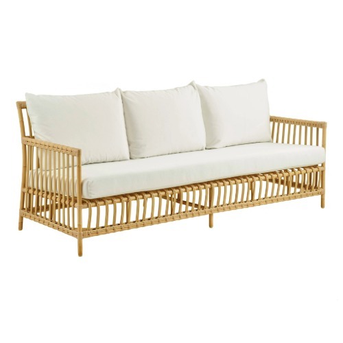 Sika Design Caroline 3-Seater Exterior w/Seat and Back Cushions