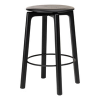 Glide Counter Stool w/Wood Seat