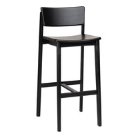 Poise Bar Stool w/Wood Seat