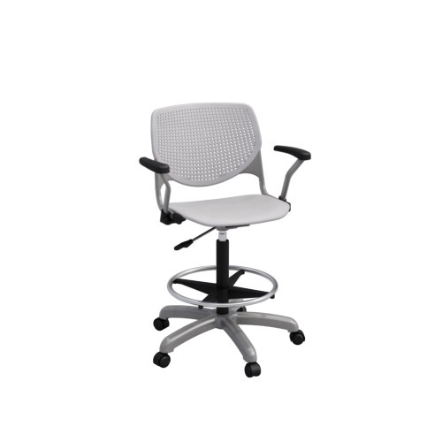 KFI Studios Kool Task Stool, Arms