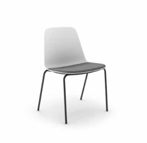 Bree Metal 4 Leg Upholstered Seat - Image 1
