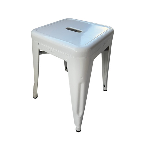 Industrial Metal Seated-Height Stool - Image 1