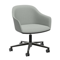 Vitra Softshell Chair with 5-Star Base (Grey/Black)