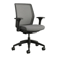 Allsteel Lyric Mid-Back Task Chair (Grey/Black)