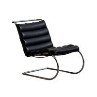 Chrome cantilever easy chair - Thumbnail 2