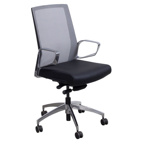 'Maris' Leather and Mesh Conference Chair - Image 1