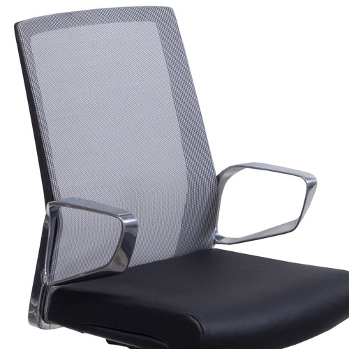 'Maris' Leather and Mesh Conference Chair - Thumbnail 4