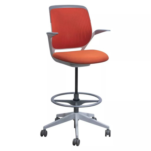 'Cobi' Mesh Stool with Fixed Arms - Thumbnail 2