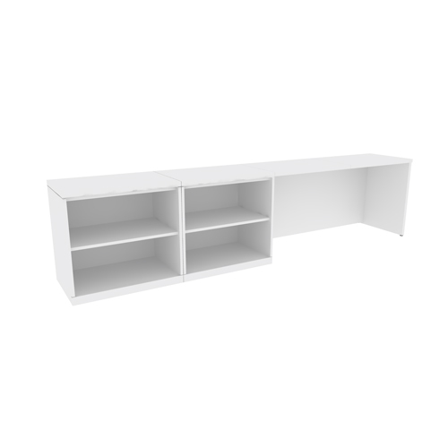 60W Open Wood High Credenza - Image 1
