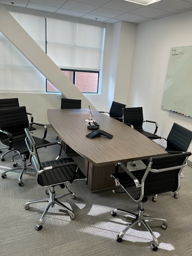 56" Boat-Shaped Conference Table - Image 1