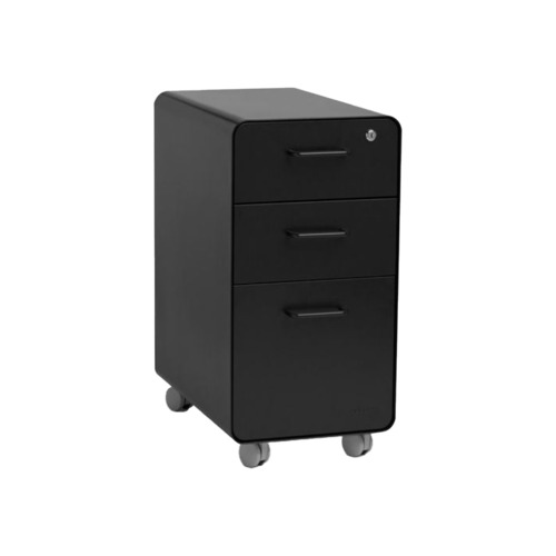Slim Stow 3-Drawer File Cabinet - Image 1