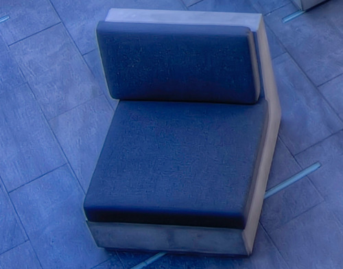 Box Concrete Corner Chair - Thumbnail 2