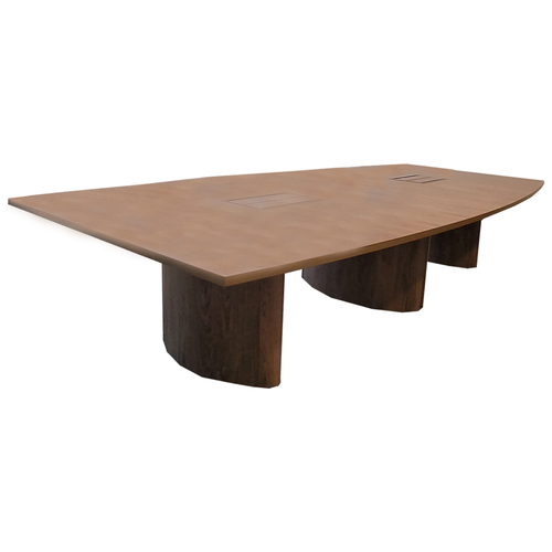 13' Boat-Shaped Conference Table - Image 1