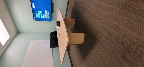 7' Boat-Shaped Conference Table - Thumbnail 2