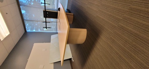 9' Boat-Shaped Conference Table - Thumbnail 3