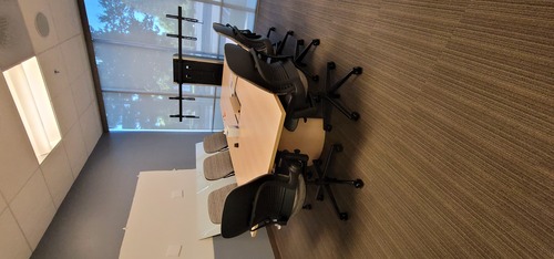 9' Boat-Shaped Conference Table - Thumbnail 2