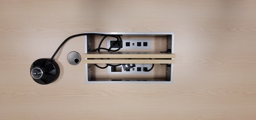 12' Boat-Shaped Conference Table - Thumbnail 3