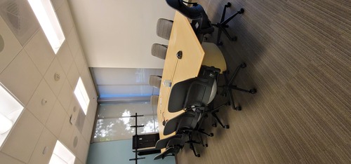 12' Boat-Shaped Conference Table - Thumbnail 2
