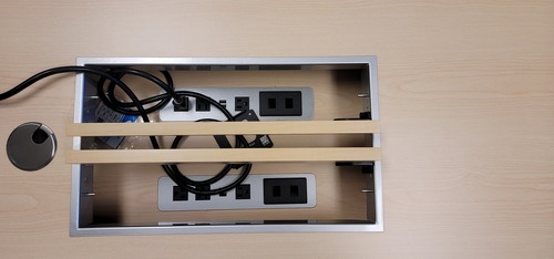8' Boat-Shaped Conference Table - Thumbnail 3