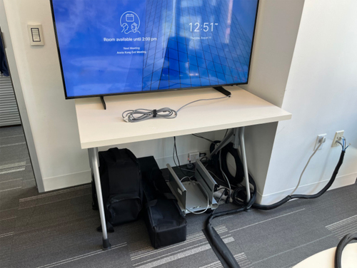 Rectangle Conference Table w/ Power Unit Split - Thumbnail 4